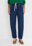 Loose-fit-Jeans BONPRIX, Damen, Gr. 42, N-Gr, tiefblau denim ungewaschen,...