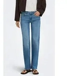 ONLY Straight-Jeans "ONLWINNIE MID STRAIGHT DNM" Baumwollmischung, straight...