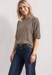 STREET ONE Rundhalspullover aus softem Materialmix
