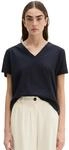 T-Shirt MARC O'POLO "aus leichtem Single Jersey", Damen, Gr. S, schwarz navy,