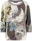3/4-Arm-Shirt BETTY BARCLAY "Damen mit Tunnelzug", Damen, Gr. 36, bunt (grau,