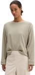Langarmshirt MARC O'POLO "aus gebrushtem Single Jersey", Damen, Gr. M, smooth sage,