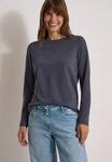 Langarmshirt CECIL, Damen, Gr. 3XL, grau (urban dunkelblau melange), Web, 50%