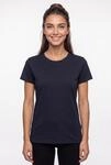 T-Shirt BOSS ORANGE "Elove Embro Premium Damenmode", Damen, Gr. L, schwarz