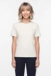T-Shirt BOSS "CI_T-Shirt XMAS", Damen, Gr. L, beige (open wei&szlig; 121), Jersey,