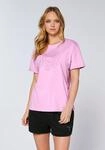 Print-Shirt CHIEMSEE, Damen, Gr. S (34/36), rosa (orchid), 100% Baumwolle,...
