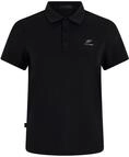 Poloshirt PLEIN SPORT "Scratch", Damen, Gr. XS, schwarz (02, schwarz), Obermaterial: