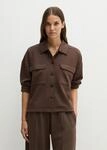 T-Shirt MARC O'POLO, Damen, Gr. L, braun (dunkelbraun), Jersey, Obermaterial: 50%