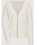 Langarmshirt MADELEINE "Shirtjacke Elegante Viskosejacke mit Rei&szlig;verschluss",...