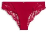 Slip BOSS "BRIEF BLOSSOM", Damen, Gr. S, Microfaser, rot (bright rot 621),