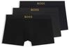 BOSS Trunk "3P Gold Logo G" 3 Stk. aus Stretch-Baumwolle in Geschenkbox