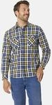 Langarmhemd BABISTA "Hemd ECCELLI", Herren, Gr. M, weit, blau (blau gelb...