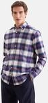 seidensticker Businesshemd Regular 1/1 Button-Down-Kragen Karo