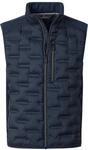 Steppweste CASAMODA "CASAMODA Steppweste uni", Herren, Gr. M, blau (dunkelblau), 100%