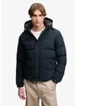Steppjacke SUPERDRY "OUTDOOR EVEREST PUFFER JKT", Herren, Gr. S, blau (eclipse navy),