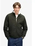 Blouson SUPERDRY "CAMPUS PADDED HARRINGTON JKT", Herren, Gr. S, gr&uuml;n (surplus...