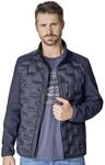 Langjacke CASAMODA "CASAMODA Materialmixjacke uni", Herren, Gr. XL, blau