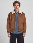Bomberjacke JACK & JONES "JPRCCLUKE BOMBER JACKET SN", Herren, Gr. L, hot fudge, Web,