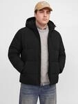 Jack & Jones PlusSize Steppjacke "JJEBECKS PUFFER SN PLS" mit Kapuze Kunstfaser, mit