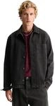 Kurzjacke MARC O'POLO DENIM "aus reiner Bio-Baumwolle", Herren, Gr. S, schwarz,