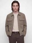 Blouson JACK & JONES "JPRBLUWAKEFIELD WOOL BLEND JACKET SN", Herren, Gr. L, beige