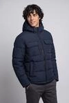 Jack & Jones Steppjacke "JJWILLIAM PUFFER JACKET" mit Kapuze Kunstfaser, regular fit
