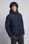 Steppjacke JACK & JONES "JJWILLIAM PUFFER JACKET", Herren, Gr. L, blau (sky captain),