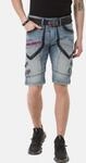 Cipo & Baxx Jeansbermudas "Capri-Hose" aus einer angenehmen Baumwollmischung