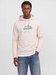 Jack & Jones Kapuzensweatshirt "JJROCHE SWEAT HOOD", Baumwollmischung, regular fit