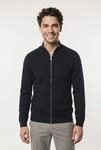 TOM TAILOR Strickjacke mit Logo Stickerei