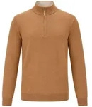 Strickpullover ATELIER GARDEUR "Atelier GARDEUR Pullover", Herren, Gr. M, camel,