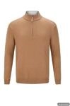 Strickpullover ATELIER GARDEUR "Atelier GARDEUR Pullover", Herren, Gr. M, camel,
