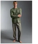Trigema Schlafanzug "TRIGEMA Pyjama mit Hischmuster" 1