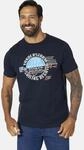 T-Shirt JAN VANDERSTORM "T-Shirt ULFERT", Herren, Gr. L, blau (dunkelblau),