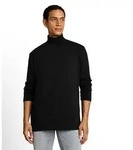 Langarmshirt TOM TAILOR, Herren, Gr. XXL, schwarz, Single Jersey, Obermaterial:...
