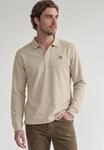 Poloshirt STREET ONE MEN, Herren, Gr. 3XL, classic beige, Web, 82% Baumwolle, 15%