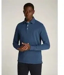 Langarm-Poloshirt TOMMY HILFIGER "1985 SLIM LS POLO", Herren, Gr. S, blau...