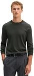 Langarmshirt MARC O'POLO "aus leichtem Bio-Baumwoll-Jersey", Herren, Gr. S, wooden