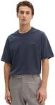T-Shirt MARC O'POLO "aus schwerem Bio-Baumwoll-Jersey", Herren, Gr. S, blau (schwarz