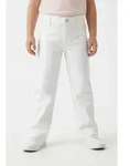 Weite Jeans KIDS ONLY "KOGSYLVIE CLEAN WIDE LEG WHITE PIM NOOS", M&auml;dchen, Gr. 140,
