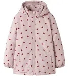 Outdoorjacke NAME IT "NKFMAXI JACKET PA AOP NOOS", Kinder, Gr. 146, rosa...