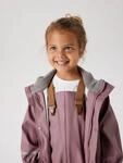 Regenmantel NAME IT "NKNDRY10 Regenjacke und Hose im Set", Jungen, Gr. 116, rosa