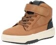 Sneaker GEOX "Geox Sneaker Leder/Synthetik", Kinder, Gr. 32, braun, Leder, Synthetik,