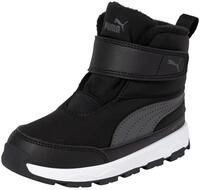 Winterboots PUMA "EVOLVE BOOT LITE V INF", M&auml;dchen, Gr. 20, Textil, schwarz-wei&szlig;