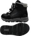 Winterboots KAPPA "NADJO", M&auml;dchen, Gr. 32, Synthetik, schwarz, grau, Schuhe