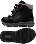 Winterboots KAPPA "NADJO", M&auml;dchen, Gr. 32, Synthetik, schwarz, grau, Schuhe