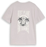 T-Shirt TOM TAILOR, Jungen, Gr. 152, wei&szlig; (dusty grauish lila), Jersey,