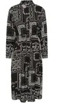 Midikleid KAFFE "Damen Kleid KAgardenia", Damen, Gr. 38, N-Gr, schwarz (schwarz,