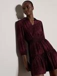 Apricot Minikleid "Minikleid im Hemdstil mit Punktmuster" mit Seitentaschen