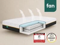 fan Taschenfederkernmatratze "fan Flexible Duo T, Matratze 90x200 cm, 140x200...